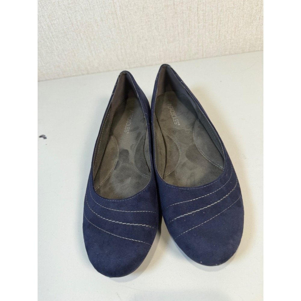 Aerosoles suede‎ ballet flats Women size 10M blue - Picture 6 of 11